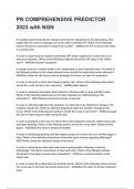PN COMPREHENSIVE PREDICTOR  with NGN NEWEST 2026&sol;2027 ACTUAL EXAM COMPLETE QUESTIONS AND CORRECT DETAILED ANSWERS &lpar;VERIFIED ANSWERS&rpar; &vert;ALREADY GRADED A&plus;&vert;&vert;BRAND NEW&excl;&excl;