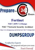 Step into Success: NSE7_SDW-7.2 Dumps PDF - Save Big with 20% Discount at DumpsGroup.com!