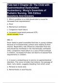 Peds test 3 Chapter 22: The Child with Gastrointestinal Dysfunction Hockenberry: Wong's Essentials of Pediatric Nursing, 10th Edition