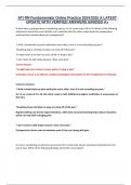 ATI RN Fundamentals Online Practice 2024&sol;2025 A LATEST UPDATE WITH VERIFIED ANSWERS GRADED A&plus; 