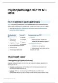 Samenvatting Psychopathologie () UU - Uitgebreide boeksamenvatting HS 7 tm 12 + HS 14 Klinische psychologie: Diagnostiek en Behandeling. 3e editie. 