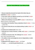 Civil Air Patrol Mitchell Test Study Guide 2024 with complete solution