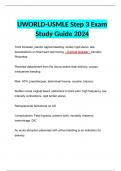 UWORLD-USMLE Step 3 Exam Study Guide 2024