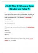 USMLE Step 2 CS Sample Cases | Graded and Rated A+