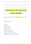Nurs 629 Exam 3 with 100% Correct Answers 2023/2024