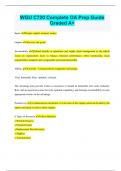 WGU C720 Complete OA Prep Guide