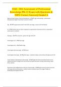 OAE - 004 Assessment of Professional Knowledge PK-12 Exam with Questions & 100&percnt; Correct Answers&vert; Graded A