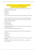OAE 012 Exam with Questions & 100&percnt; Correct Answers&vert; Graded A