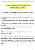 ATI RN Maternal Newborn Proctored NGN  &lpar;REVISED FULL EXAM&rpar; Questions and Answers &lpar;2024 &sol; 2025&rpar; &lpar;Verified Answers&rpar;