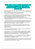 SERE 100&period;2 Level A SERE Education and Training in Support of the Code of Conduct &lpar;FOUO&rpar; &lpar;4 hrs&rpar; Military Pre Test&sol;40 Q&sol;A