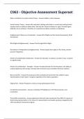 C963 - Objective Assessment Superset Questions And Answers Already Graded A&plus;