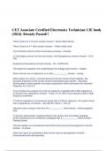 CET Associate Certified Electronics Technician CIE book (2024) Already Passed!!
