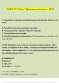 NACE CP 2 Quiz 2 Questions and Answers 2023