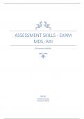 Assessment Skills - Exam MDS -RAI
