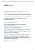 health stream Questions and Answers 2024
