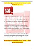 Medical-Surgical RN A Prophecy Relias Exam 2023 latest update
