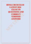 HFMA CRCR EXAM LATEST 2024 QUESTIONS WITH CORRECT VERIED ANSWERS.