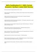 SAFe Certification 5&period;1 &vert; 100&percnt; Correct Answers &vert; Verified &vert; Latest 2024 Version