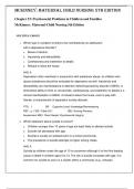 Maternal Child Nursing 5th Edition by McKinney- ISBN- 978-0323401708 TEST BANK Chapter 53&colon; Psychosocial Problems in Children and Families Verified 2024 Practice Questions and 100&percnt; Correct Answers with Explanations for Exam Preparation&comma; Graded A&plus;