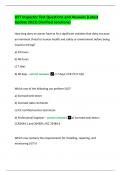 UST Inspector Test Questions and Answers &lpar;Latest Update 2023&rpar; &lpar;Verified Solutions&rpar;