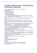 RC AMEED Captains Career Course &lpar;19- 191&rpar; Exam with 100&percnt; Correct Answers 2023