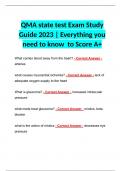 QMA state test Exam Study Guide 2023 | Everything you need to know  to Score A+