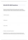 NCLEX-PN 3000 Questions Fully Solved&period;