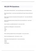 NCLEX PN Questions With Correct Answer&period;