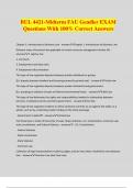 BUL 4421 - Department Assessment Review EXAM Questions With 100% Correct Answers