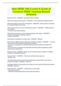 New SERE 100.2 Level A (Code of Conduct) SERE Training Module Answers