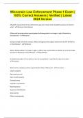 Wisconsin Phase 1&comma; 2 & 3 Bundled Exams with Complete Solution &vert; Verified Answers &vert; 2024