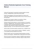 Indiana Pesticide Applicator Core Training Manual