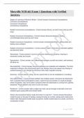 Maryville NUR 661 Exam 1 Questions with Verified Answers&period;&period;