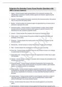 Primerica Pre-licensing Course Exam Practice Questions with 100% Correct Answers..