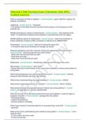 Maternal Child Nursing Exam 2 Questions with 100&percnt; Verified Answers&period;&period;