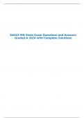 DASLE MN State Exam Questions and Answers Graded A 2024 with Complete Solutions