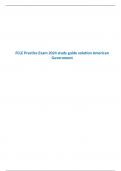 FCLE Practice Exam 2024 study guide solution American Government