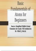 Basic Fundamentals of Atoms