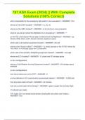 787 KSV Exam &lpar;2024&rpar; &vert;&vert; With Complete Solutions &lpar;100&percnt; Correct&rpar;