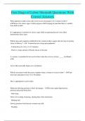 First Stage of Labor Sherpath Questions With Correct Answers