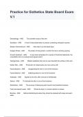 Practice for Esthetics State Board Exam V&period;1