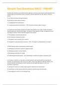  ANCC - PMHNP questions and answers