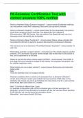 PA Emission Certification Test with correct answers 100&percnt; verified