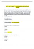 GEB 3213 Chapter 8 Questions and Answers 100&percnt; Verified  