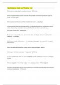 Hesi Entrance Exam A&P Practice Test and answers