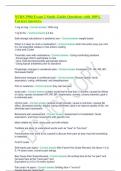 NURS 3900 Exam 2 Study Guide Questions with 100&percnt; Correct Answers&period;