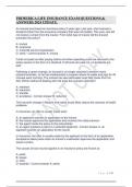 PRIMERICA LIFE INSURANCE EXAM QUESTIONS & ANSWERS 2024 UPDATE