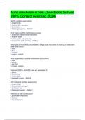 Auto mechanics Test Questions Solved 100&percnt; Correct &lpar;verified 2024&rpar;