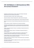 ITP 150 Midterm 3 &vert;100 Questions&vert; With All Correct Answers&excl;&excl;