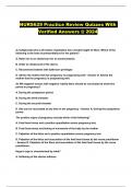NURS629 Practice Review Quizzes With Verified Answers @ 2024